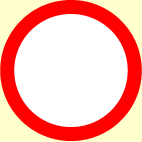 Which shape is used for a 'give way' sign?