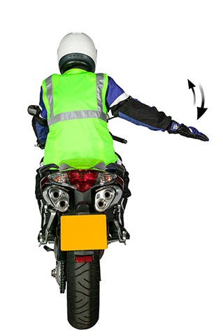 51. Which arm signal means 'I intend to slow down or stop'?