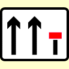78. Which sign informs you that you're coming to a 'no through road'?