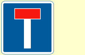 78. Which sign informs you that you're coming to a 'no through road'?