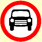 31. Which sign means 'No stopping'?