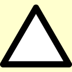 128. Which shape is used for a 'give way' sign?